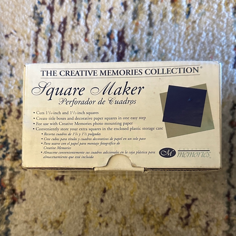 Creative Memories Square Maker with Blue Accent